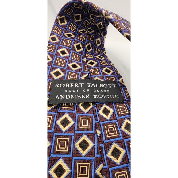 Vintage Robert Talbott Best of Class Andrisen Morten 100% Silk Men's Tie - Picture 8 of 8
